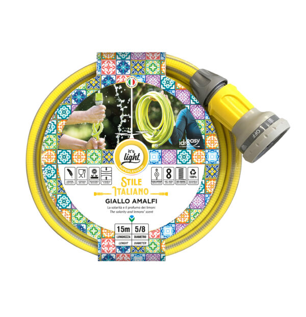 TUBO SUPERLEGGERO STILE ITALIANO 5/8” – 15 MT – GIALLO AMALFI