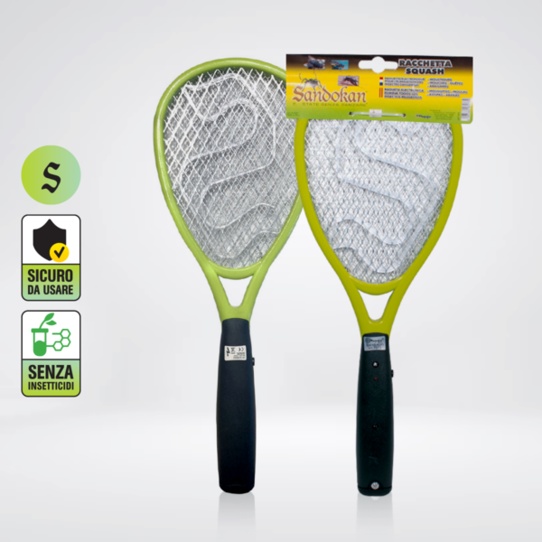 ELECTRO-INSECTICIDE RACKET "SQUASH"