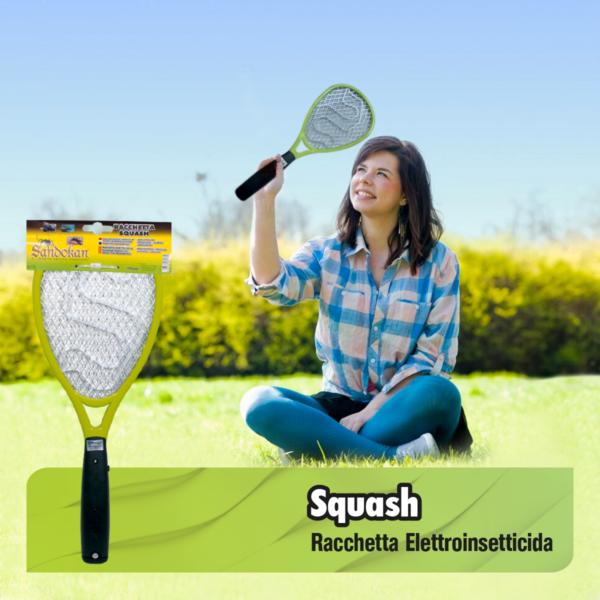 RACCHETTA ELETTROINSETTICIDA "SQUASH" - immagine 2