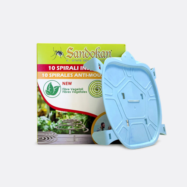 Anti-mosquito spiral holder with 10 spirals included