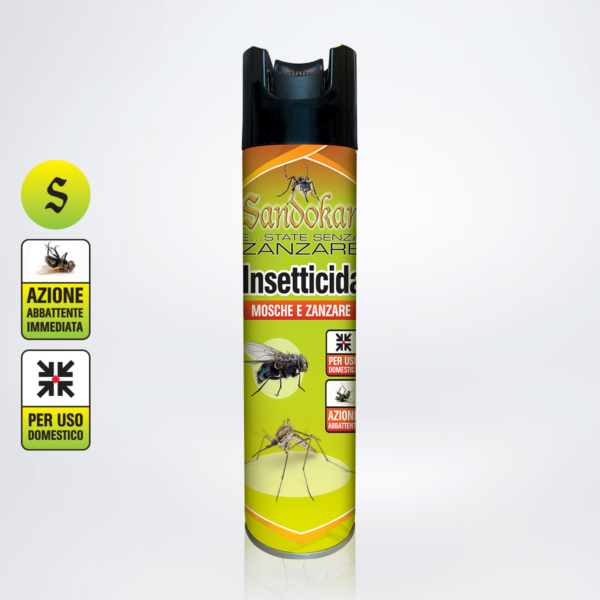 INSECTICIDE EN SPRAY MOUCHES ET MOUSTIQUES