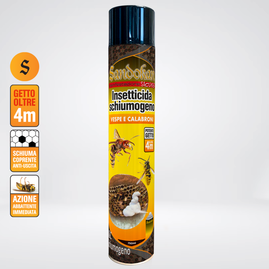 Foaming insecticide for wasps and hornets - Euroequipe