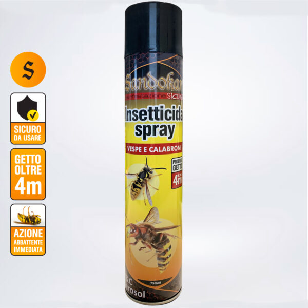 Spray insecticide pour guêpes et frelons