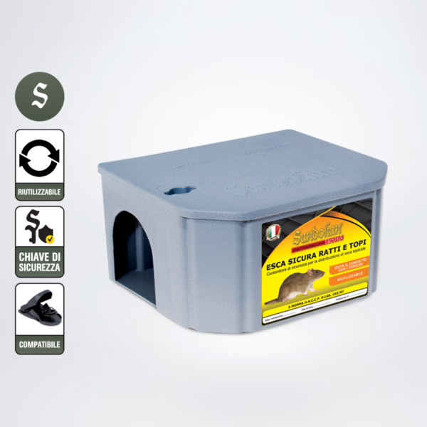 Rat bait container "Safe Bait"