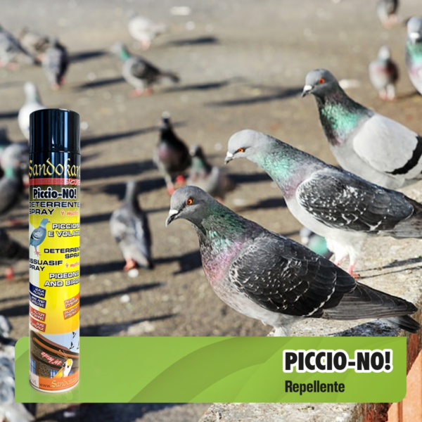 PICCIO-NO! REPELLENTE SPRAY PICCIONI - immagine 2