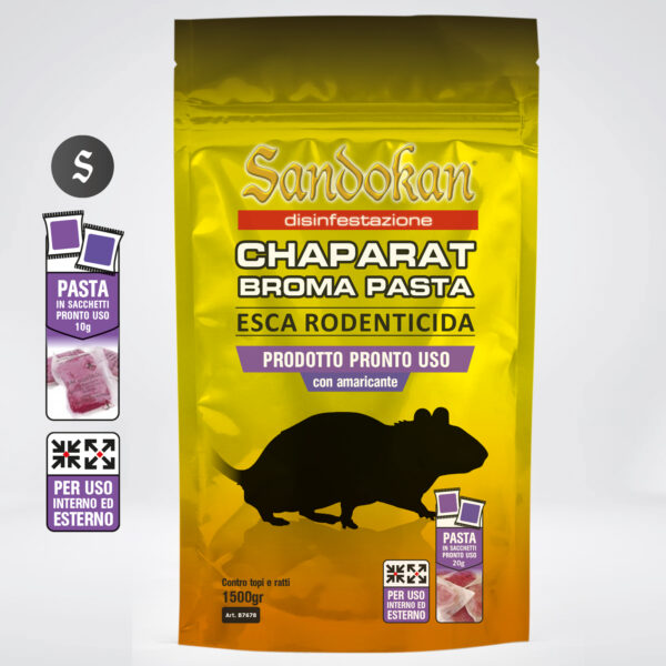 Appât rodenticide 'Ciapa Rat Pasta' format 1,5 kg